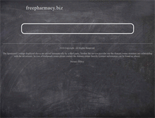 Tablet Screenshot of freepharmacy.biz